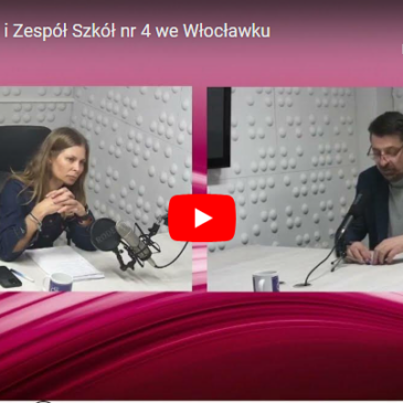 Gościem Karoliny Klimeckiej jest Dyrektor Zespołu Szkół nr 4 we Włocławku, Kazimierz Mendala